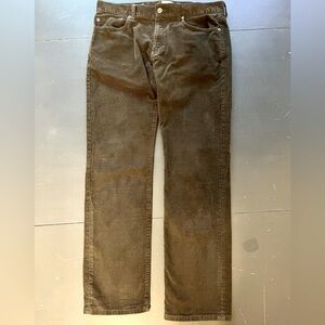 33/30 J. Crew Slim Fit Corduroy Pants